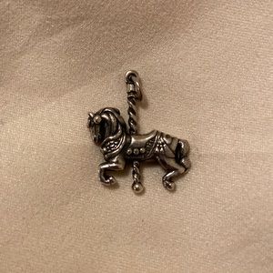 Retired James Avery Carousel Horse Charm EUC